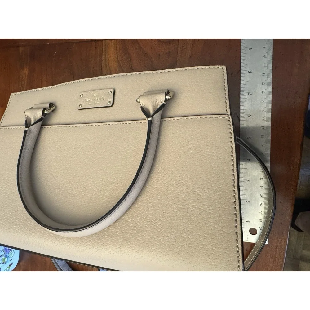 NEW Authentic Kate Spade Grove Street Small‎ Caley Almondine Leather Satchel